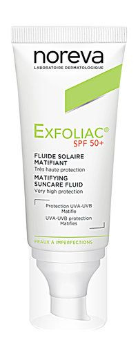 Солнцезащита Noreva Exfoliac Matifying Suncare Fluid SPF 50+ #1