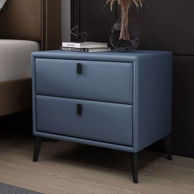 Тумба прикроватная Легкая прикроватная тумбочка из роскошной кожи ...