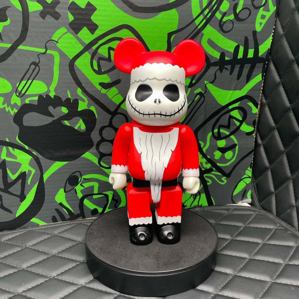 Игрушка медведь Bearbrick Кошмар перед Рождеством 28см - купить с доставкой  по выгодным ценам в интернет-магазине OZON (1304082841)