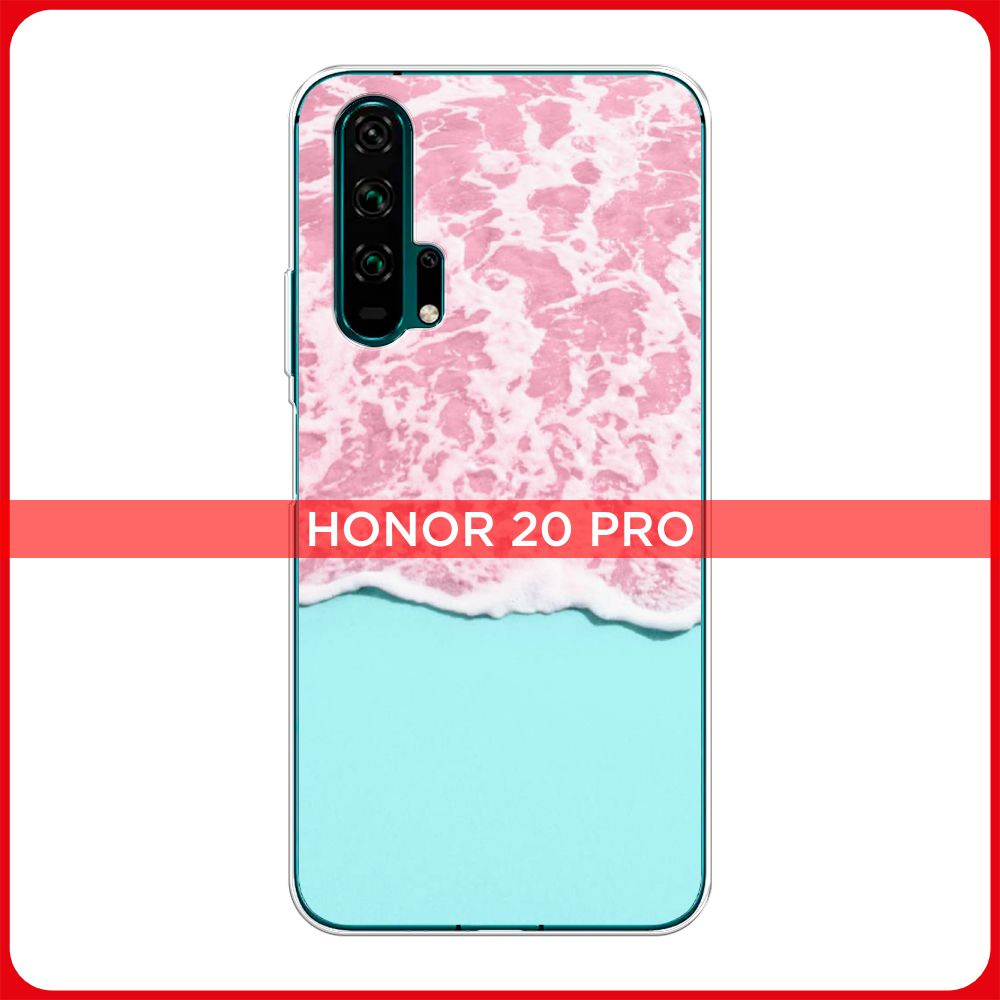 Силиконовый чехол на Honor 20 Pro / Хонор 20 Pro Розовая вода - купить с  доставкой по выгодным ценам в интернет-магазине OZON (182822631)