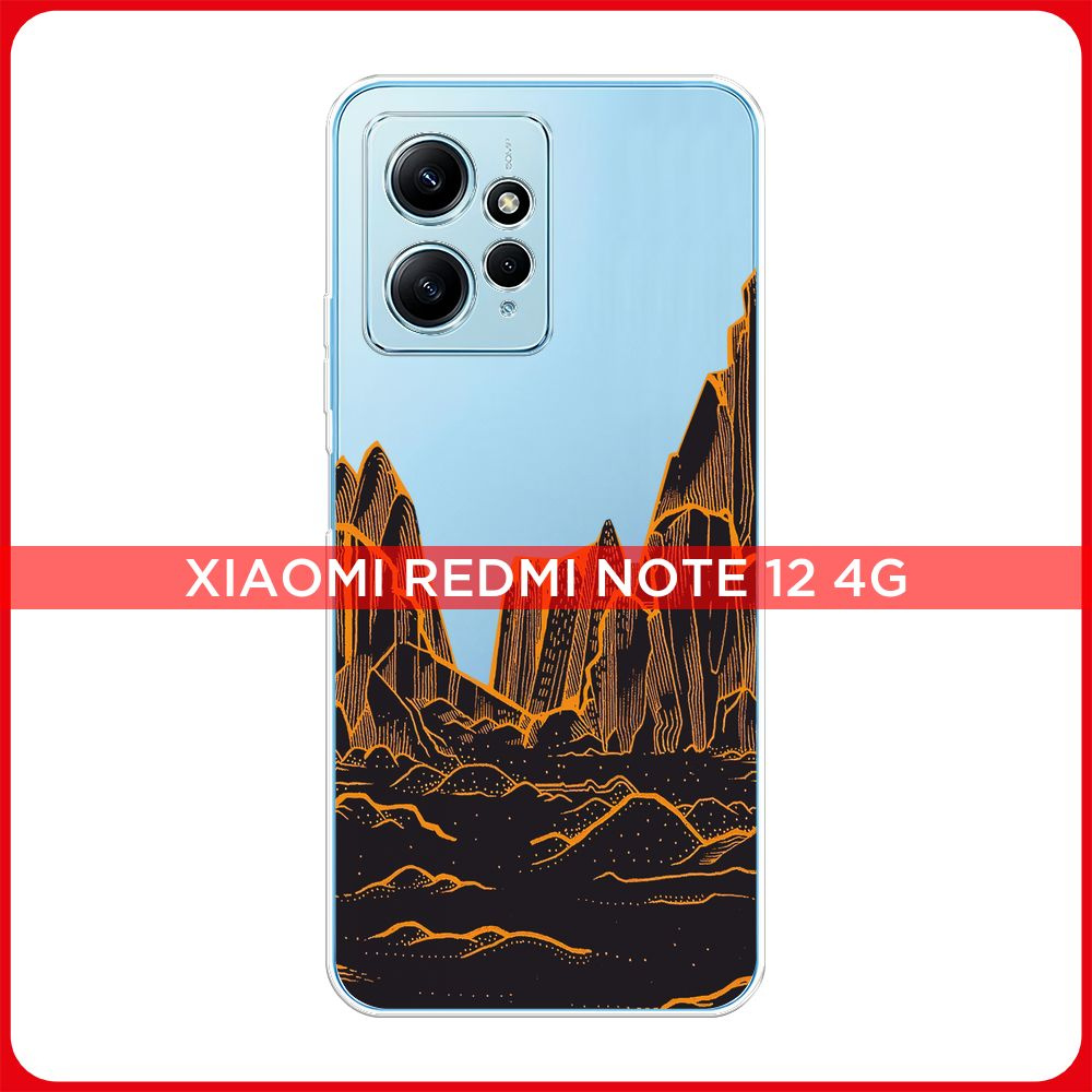 Силиконовый чехол на Xiaomi Redmi Note 12 4G / Сяоми Редми Ноут 12 4G ...