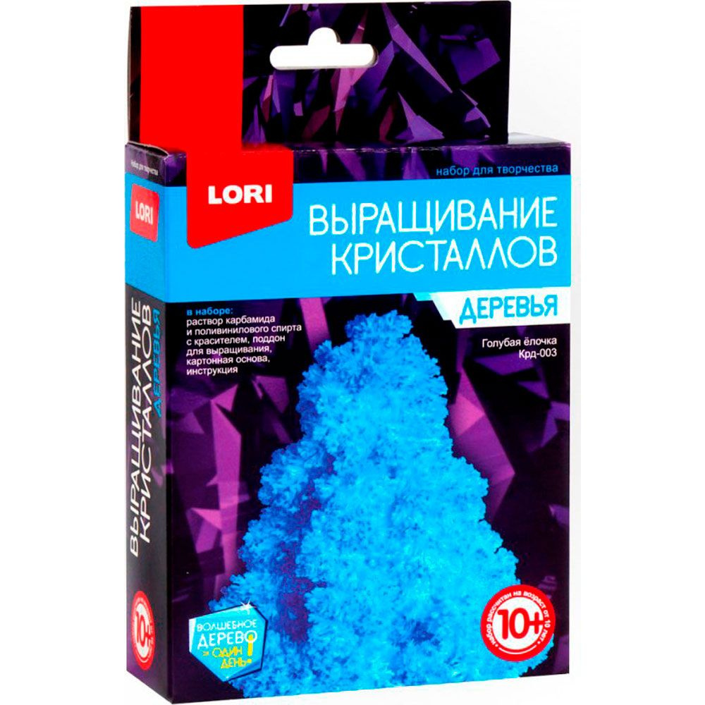Выращивание кристаллов. Деревья "Голубая ёлочка" Крд-003 LORI - купить ...