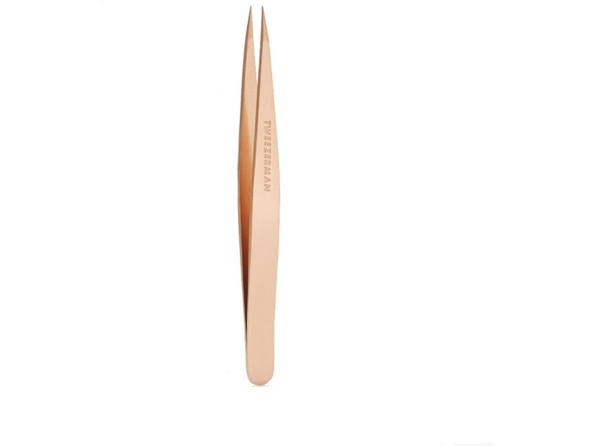 Пинцет точечный TWEEZERMAN ROSE GOLD #1