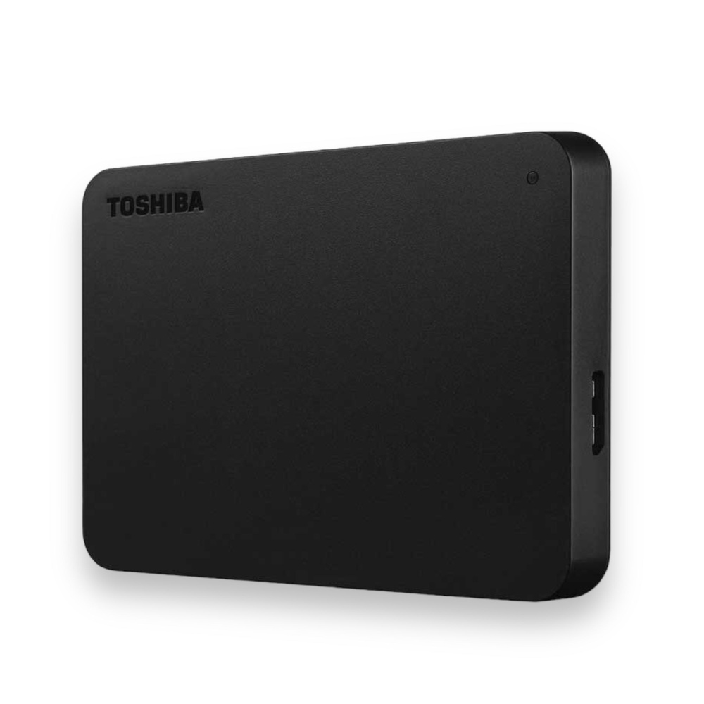 Toshiba 1 ТБ Внешний жесткий диск Canvio Basics Портативный накопитель HDD 2.5 (USB 3.0), черный  #1