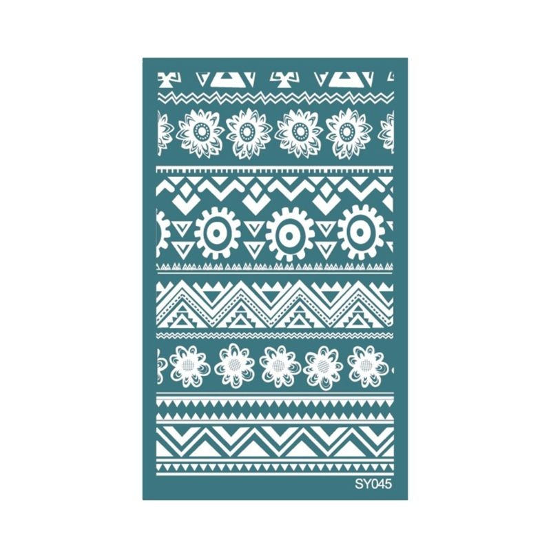 (1) Трафарет для трафаретной печати по полимерной глине - SY045 ...