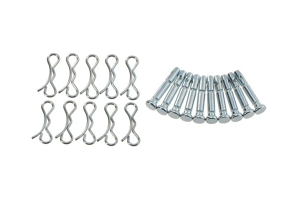 Запчасть для снегоуборщика Болт шнека срезной со шплинтом (10шт)(D-6 мм ...