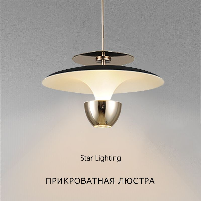 Скандинавский стиль Спальня светодиодный потолочный прикроватный ...