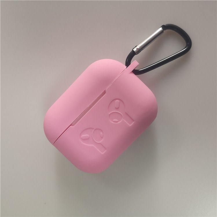 Чехол для AirPods Pro 2 / Силиконовый чехол с карабином для наушников ...