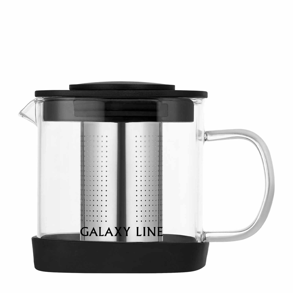 Чайник заварочный GALAXY LINE GL9360 ( 600 мл, выдерживает температуру от -40 до 150 C, колба из боросиликатного #1