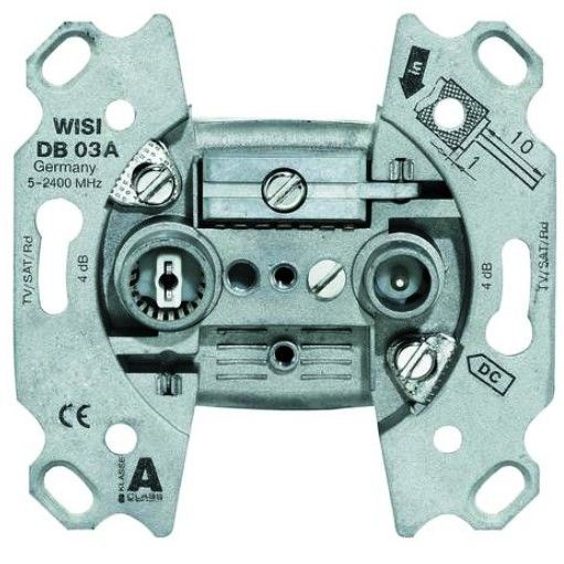 DB03A WISI Розетка телевизионная на 2 выхода TV+SAT купить на OZON по ...