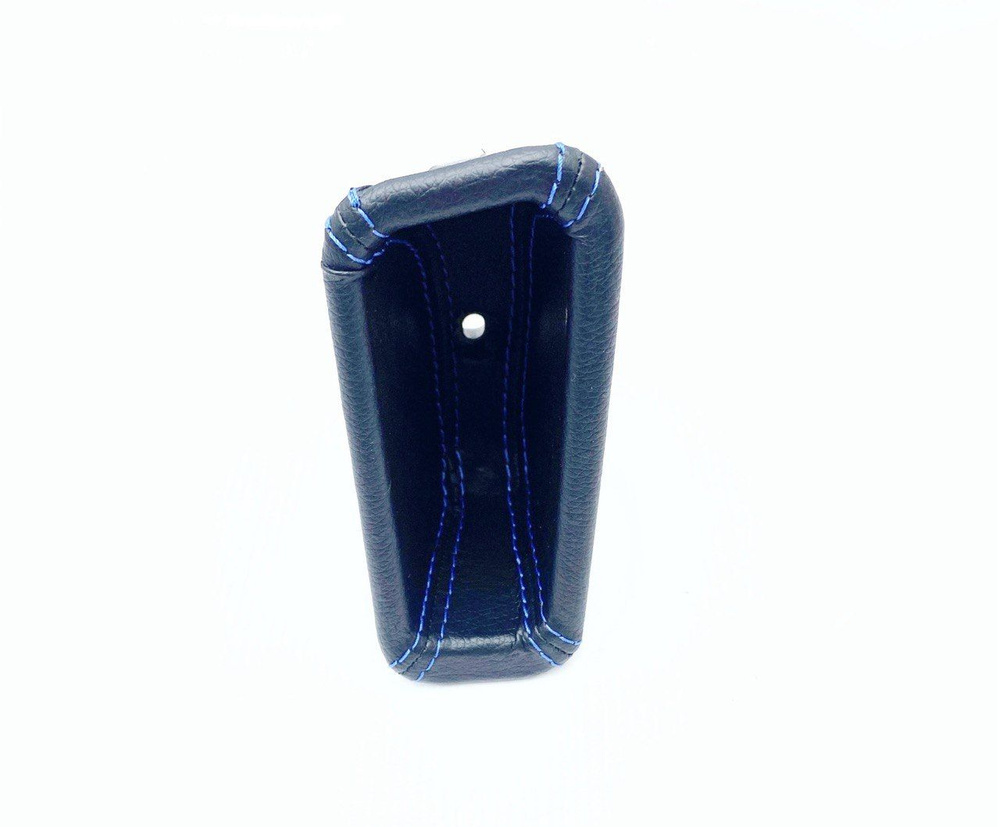 Ручка кармашек водительской двери в эко коже Лада Гранта,Гранта fl,Калина 2,Датсун он-до (синяя нить) #1