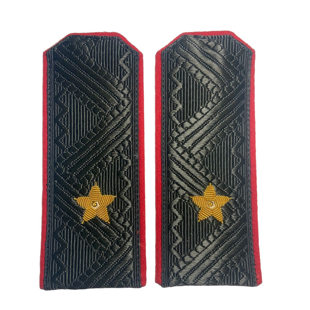 Погоны генерал-майор ВС РФ оливковые кант красный вышитые пришивные 13 ...
