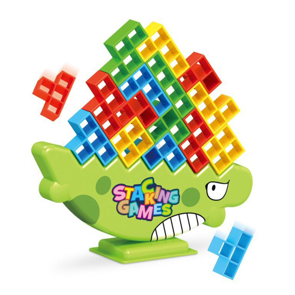 Детские строительные блоки Tetris balance tower, игрушки 48шт/Игра ...