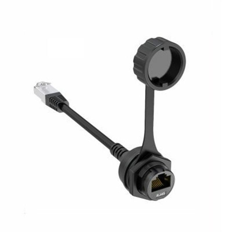 (E I T C) 1 шт. RJ45 Male-Female Водонепроницаемый удлинительный 8P8C ...