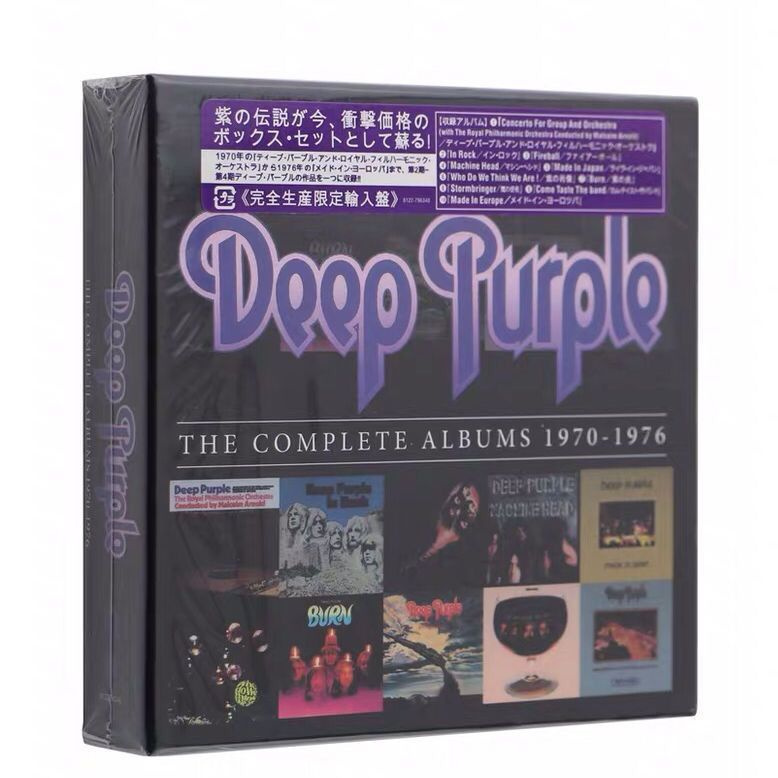 Deep Purple Complete Album 1970-1976 10CD,Темно-фиолетовый Полный альбом Высококачественный музыкальный #1