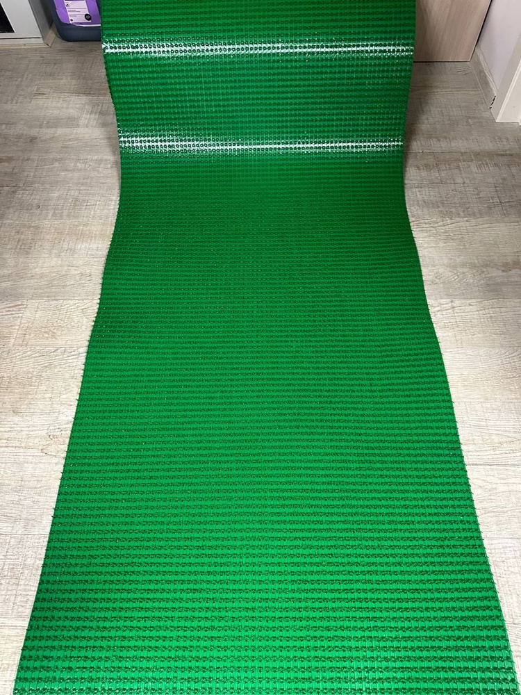 Резиновое рулонное покрытие, входной коврик зеленый 0.9*15  #1