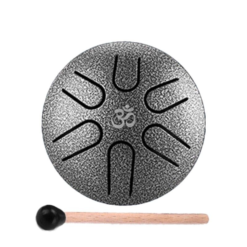 3-дюймовый стальной барабан для начинающих, 6 нот, ударные инструменты ...