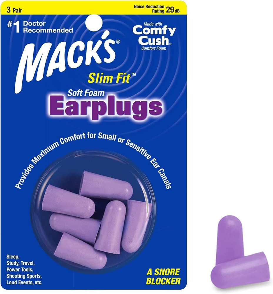 Ушные пробки MACKS (всего 6 затычек для ушей) - купить с доставкой по ...