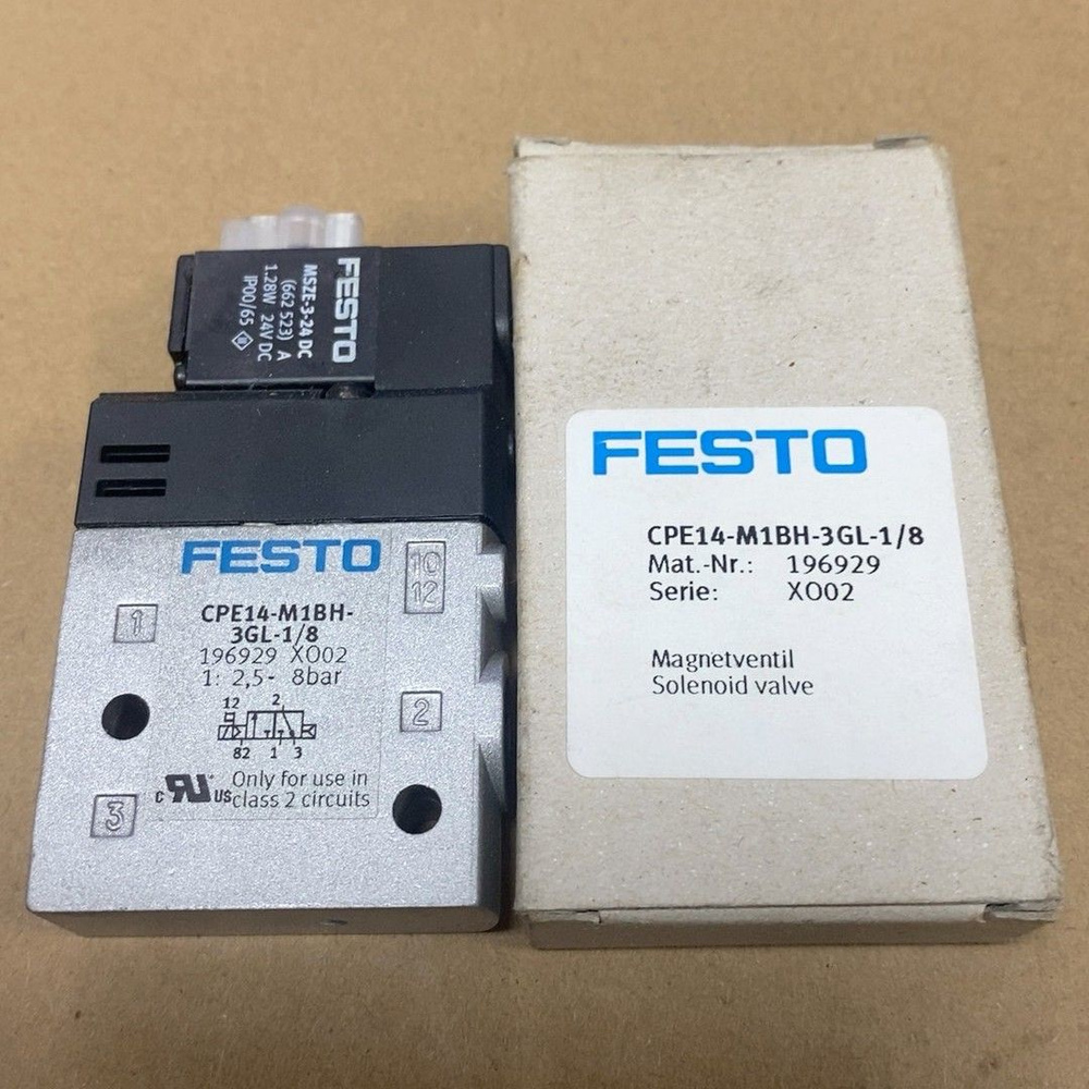 Новый FESTO CPE14-M1BH-3GL-1/8 196929 - купить с доставкой по выгодным ...