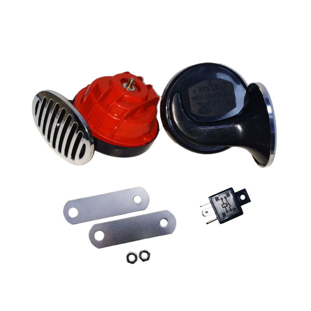 Сигнал звуковой 12в мотоцикла Иж Урал Ява Минск РОЖОК (хром решетка ...