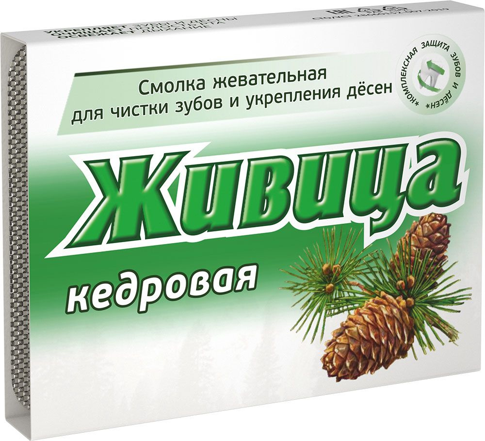 Алтайский нектар "Живица кедровая" смолка жевательная 0.8 г №5 БАД  #1