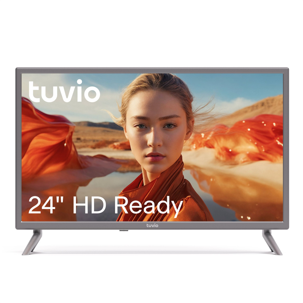 Купить телевизор Tuvio 24” Tuvio HD-ready DLED, TD24HNGEV1, темно-серый ...
