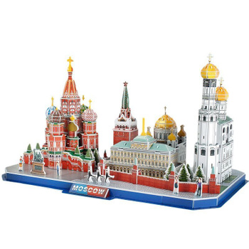 Сборная модель из картона Спасская Башня Московского Кремля