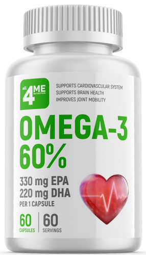 Омега 3 OMEGA-3 60%, 120 капс. - купить с доставкой по выгодным ценам в ...