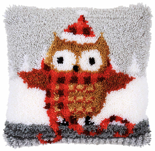 Набор для вышивки Vervaco "PN-0155271 Christmas owl" / ковровая / Забавное, Зимняя сказка, Новый год, #1