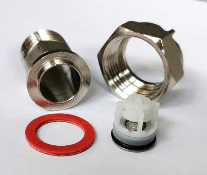 Полусгон с накидной гайкой и обратным клапаном 1/2\" Valtec, VTr.612.N ...