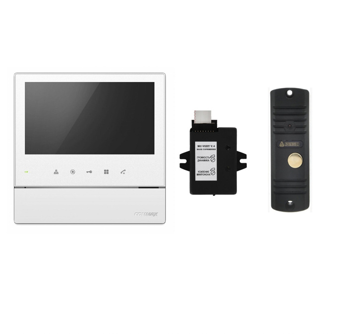 Видеодомофоны commax для квартиры с подключением к подъездному домофону