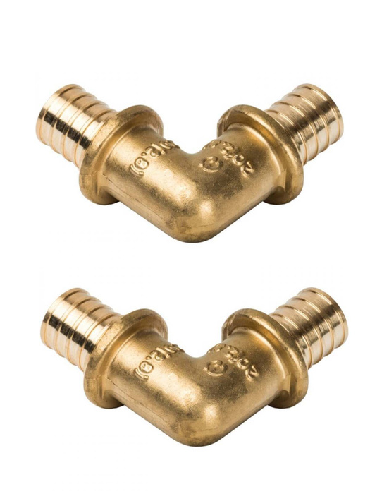 уголок соединительный аксиальный 25х25 для труб из сшитого полиэтилена ...