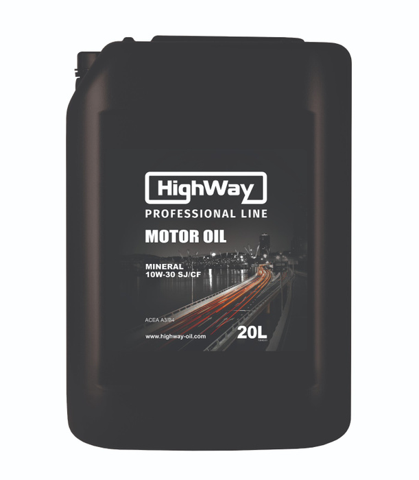 Масло моторное HighWay SJ/CF 10W-30 Минеральное - купить в интернет ...