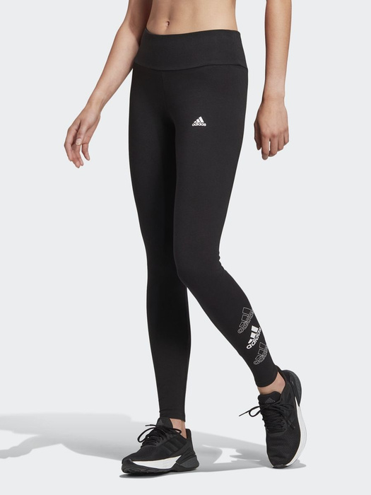 Тайтсы adidas Sportswear adidas Essentials Stacked Logo High-Rise Leggings  — купить в интернет-магазине OZON с быстрой доставкой