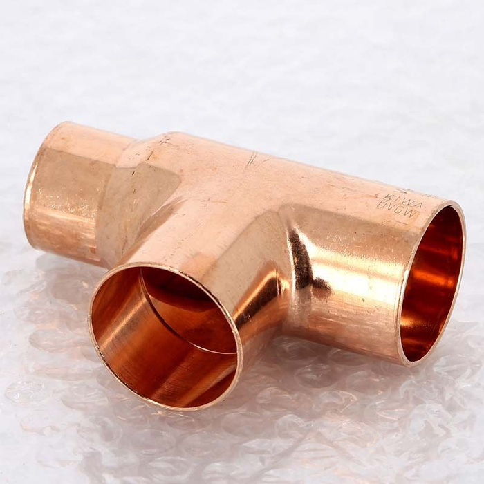 Тройник переходной под пайку 35 х 35 х 28 мм VIEGA медный, 20334 ...