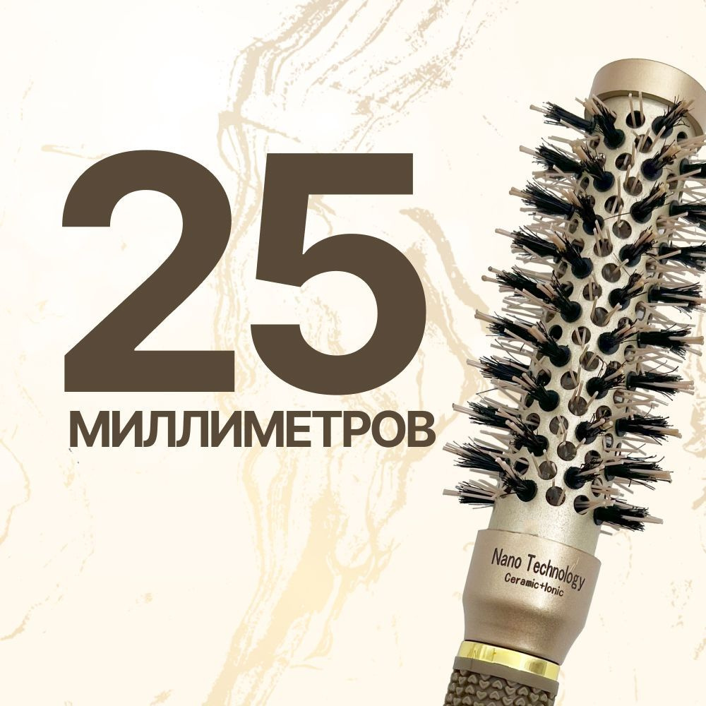 Брашинг для укладки волос премиум с керамическим покрытием и ...