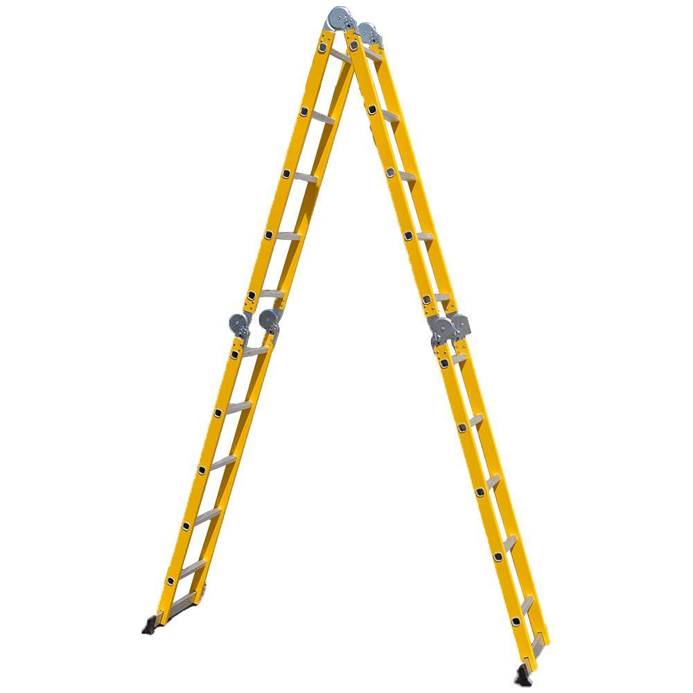 Лестница-трансформер SevenBerg 4х5 F фиберглассовая купить на OZON по ...