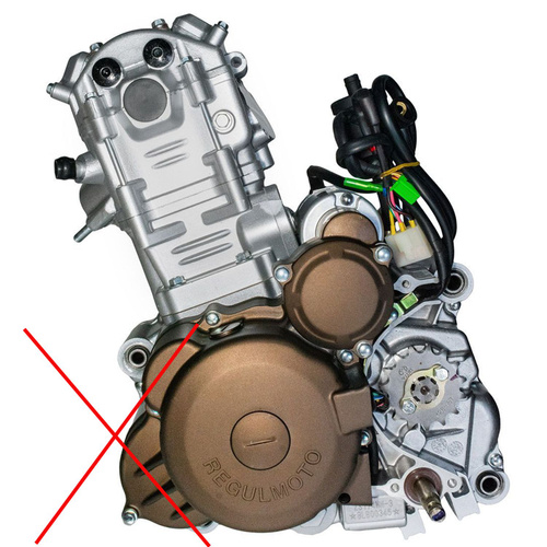Защита крышки ведущей звезды двигателя ZS172FMM-5 / PR / пластик
