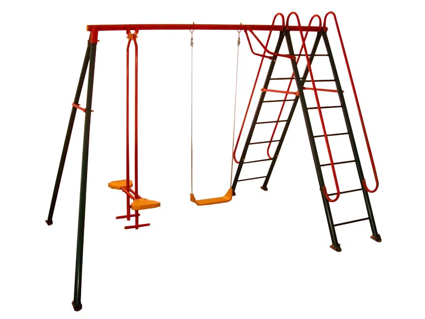 Игровой уличный комплект OLSA Солнышко-3 c274, 240х183,5х186 cм., качели, лестница, 240x183.5x186