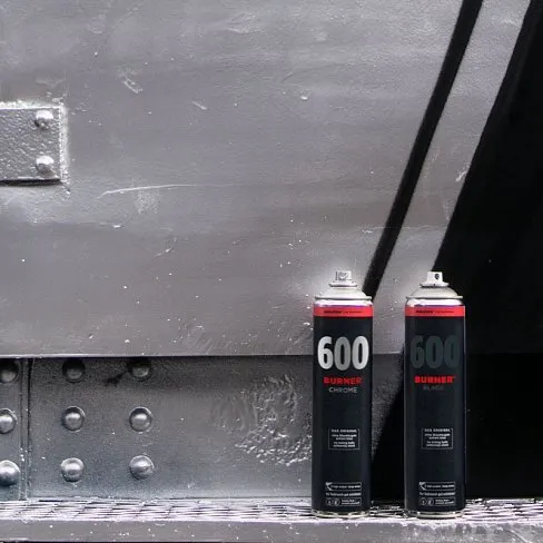Аэрозольная краска для граффити Molotow BURNER 600мл (хром) 940397, 600 мл, фото 6