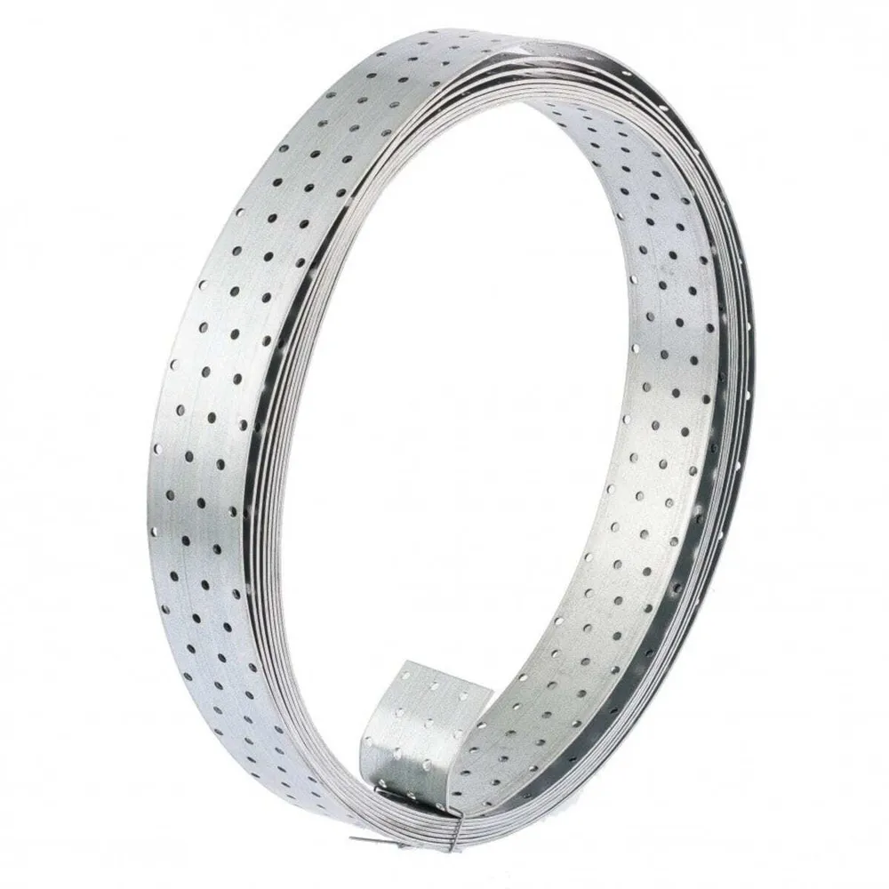 Лента монтажная 40х2мм (10м) перфорированная (оцинкованная), 40x2 мм, 10 м