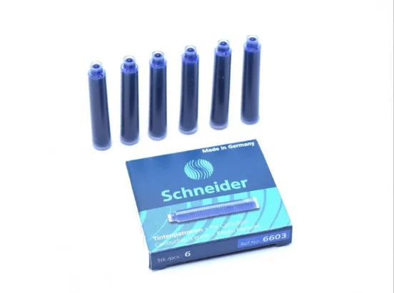 Набор 5 шт. - Картриджи чернильные Schneider синий, 6 шт., картонная коробка, 5 шт, 6 шт, фото 2
