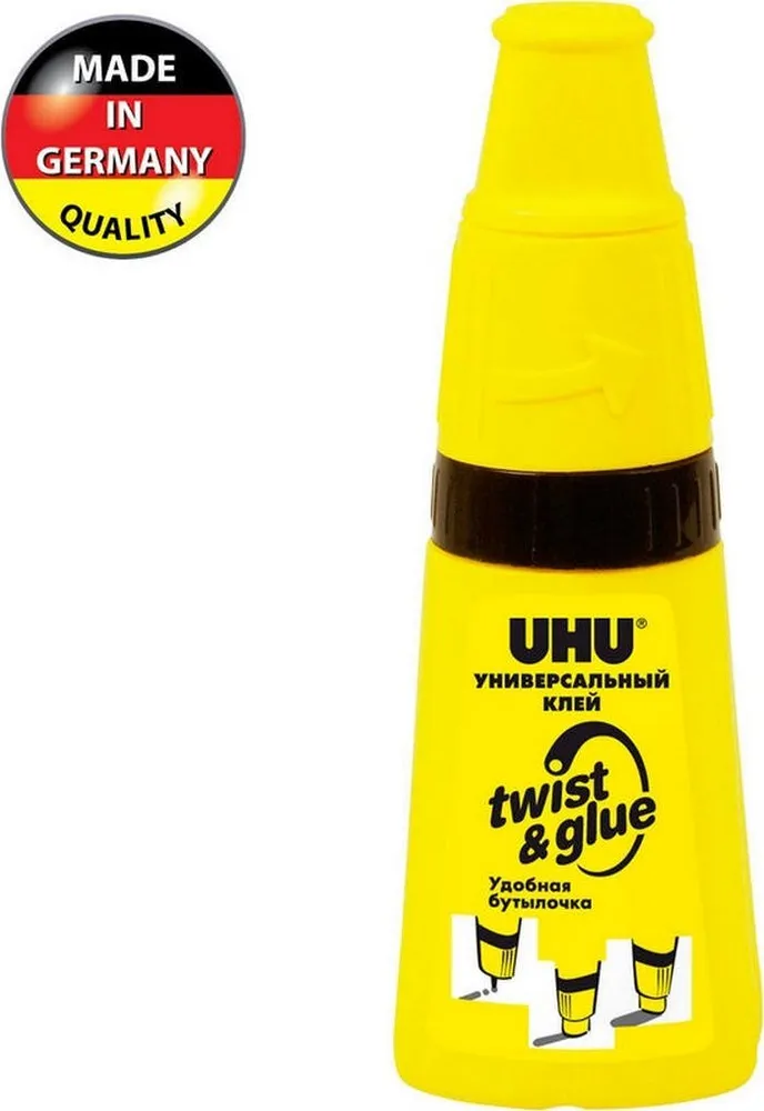 Клей универсальный с 3х позиционным аппликатором UHU Twist&Glue, 90 мл, 35 мл, фото 2