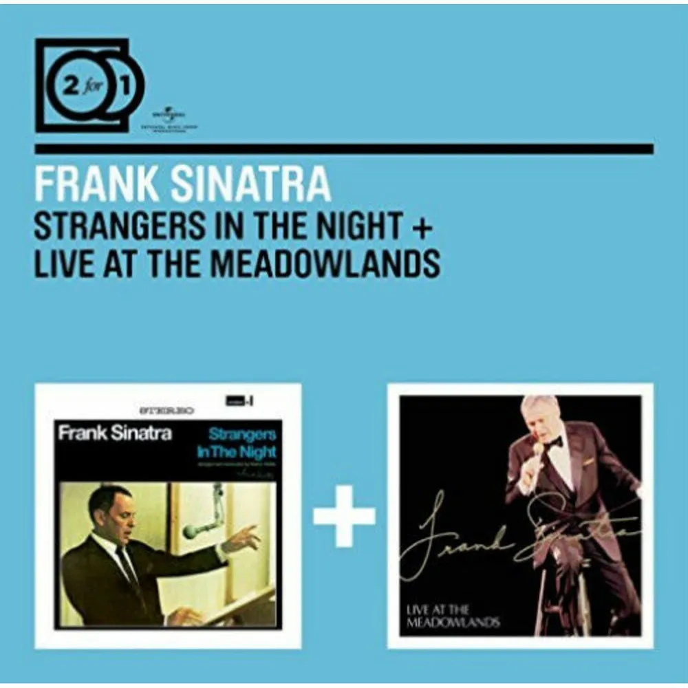 Frank Sinatra - Strangers in the night + Live at the meadowlands, (2CD) Компакт диск, вариант