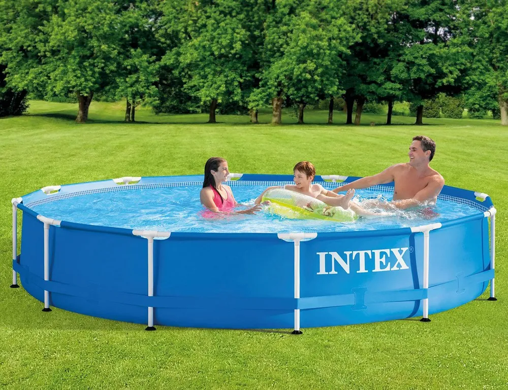 Бассейн Intex Metal Frame 366х76 6503л 28212, 366x76, 6503 л, фото 3