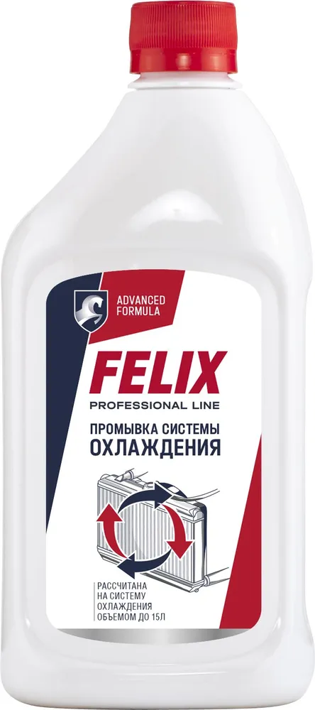 Промывка радиатора и системы охлаждения Felix, 500 мл, 500 мл, фото 2