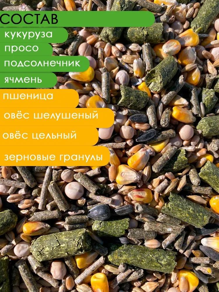 Корм для шиншилл, вариант, фото 2