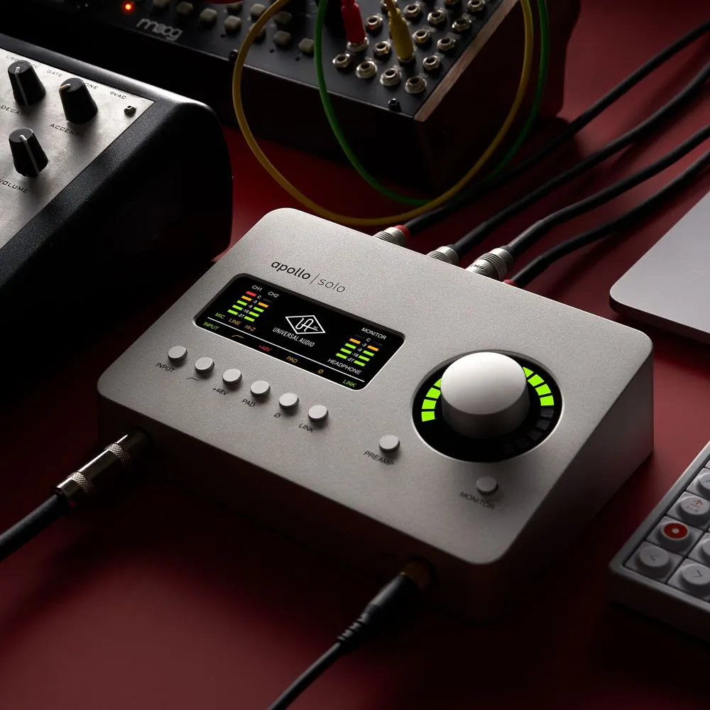 Universal Audio Apollo Solo (69301269/10004645) Heritage Edition настольный аудио интерфейс, вариант, фото 2