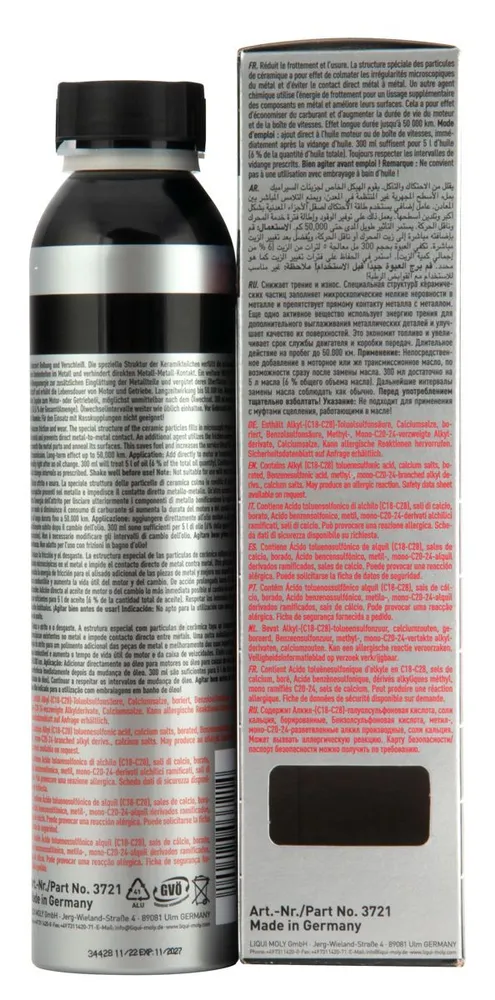 Присадка антифрикционная Liqui Moly "Cera Tec", в моторное и трансмиссионное масло, 300 мл, 300 мл, фото 6