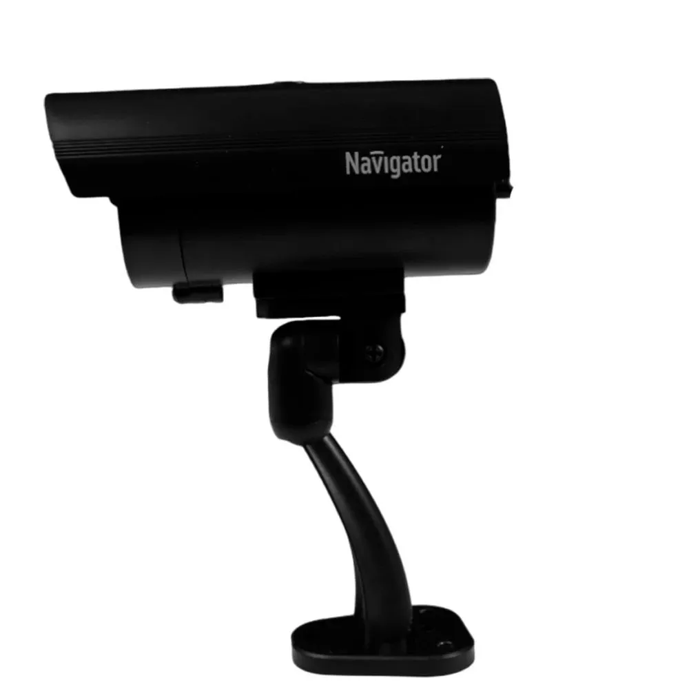 Муляж камеры видеонаблюдения беспроводной со светодиодным индикатором Navigator NMC-02 для улицы, дома, офиса, вариант, фото 3